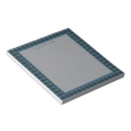 Clergy Original Scottish Tartan  Notizblock