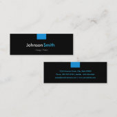 Clergy / Priest - Aqua Blue Compact Mini Visitenkarte (Vorne/Hinten)