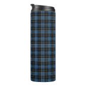 Clergy Tartan mit Nachname Thermosbecher (Nach rechts gedreht)