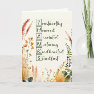 Clergy Wertschätzung Tag Segnungen akademische Wor Karte