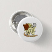 Cleric Dice Design Button (Vorne & Hinten)
