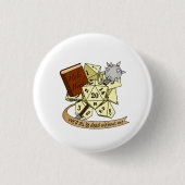 Cleric Dice Design Button (Vorderseite)
