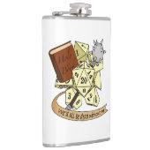 Cleric Dice Design Flachmann (Rechts)