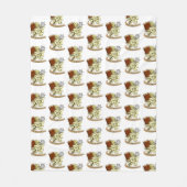 Cleric Dice Design Fleecedecke (Vorderseite)