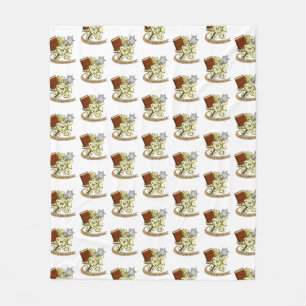 Cleric Dice Design Fleecedecke