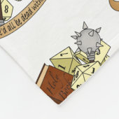 Cleric Dice Design Fleecedecke (Ecke)