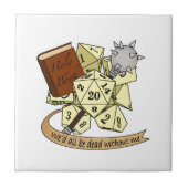 Cleric Dice Design Fliese (Vorderseite)