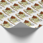 Cleric Dice Design Geschenkpapier (Ecke)