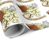 Cleric Dice Design Geschenkpapier (Rolleneckpunkt)