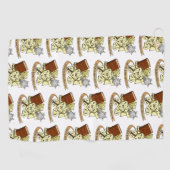 Cleric Dice Design Golfhandtuch (Horizontal)