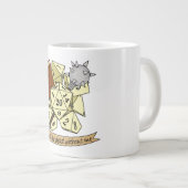 Cleric Dice Design Jumbo-Tasse (Vorderseite Rechts)