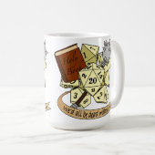 Cleric Dice Design Kaffeetasse (VorderseiteRechts)