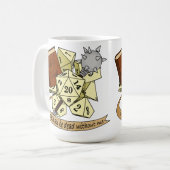 Cleric Dice Design Kaffeetasse (Vorderseite Links)