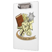Cleric Dice Design Klemmbrett (Links)