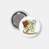 Cleric Dice Design Magnet (Vorderseite/Rückseite)