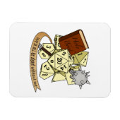 Cleric Dice Design Magnet (Horizontal)