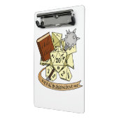 Cleric Dice Design Mini Klemmbrett (Gewinkelt2)