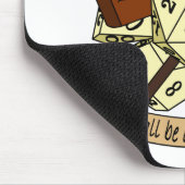 Cleric Dice Design Mousepad (Ecke)