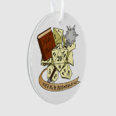 Cleric Dice Design Ornament (Vorderseite)