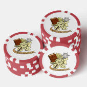 Cleric Dice Design Pokerchips (Stapel)