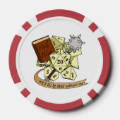 Cleric Dice Design Pokerchips (Rückseite)