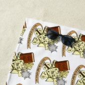 Cleric Dice Design Strandtuch (Beispiel)