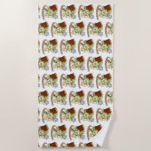 Cleric Dice Design Strandtuch (Vorderseite)