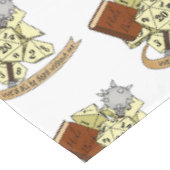Cleric Dice Design Tischdecke (Schrägansicht)