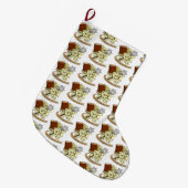 Cleric Dice Design Weihnachts-Strumpf Großer Weihnachtsstrumpf (Vorderansicht (hängend))