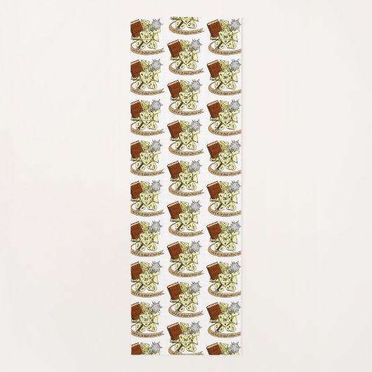 Cleric Dice Design Yogamatte (Vorderseite)