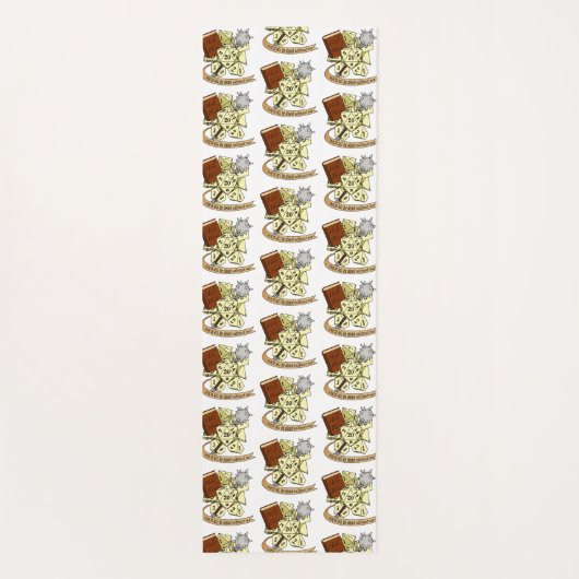 Cleric Dice Design Yogamatte (Rückseite)