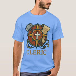 Cleric — Fé e Cura Divina T-Shirt
