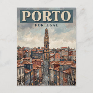 Clérigos-Turm Porto Portugal Postkarte