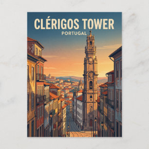 Clérigos-Turm Portugal Postkarte