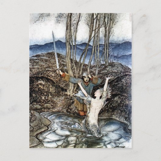 Clerk Colvill und die Mermaid Postkarte (Vorderseite)