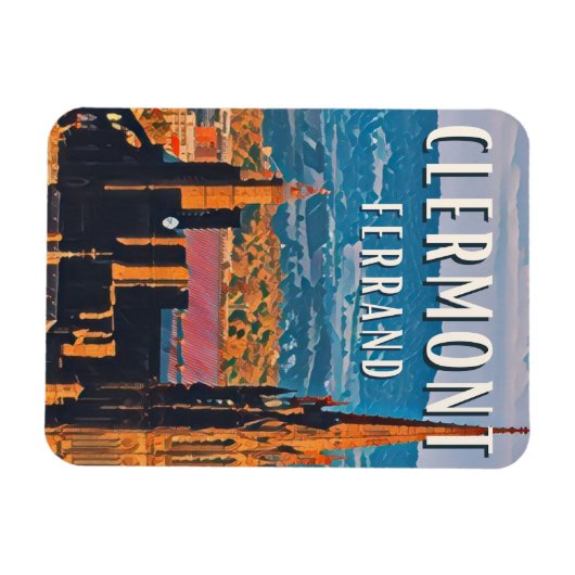 Clermont-Ferrand Magnet (Horizontal)