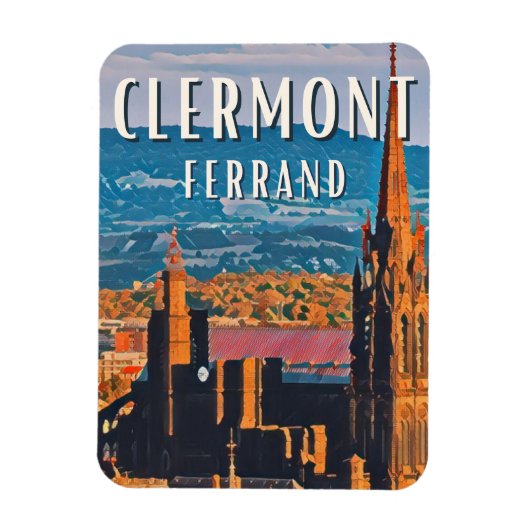 Clermont-Ferrand Magnet (Vertikal)