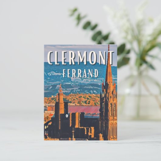 Clermont-Ferrand Postkarte (Stehend Vorderseite)
