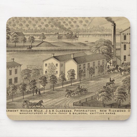 Clermont-Wollmeilen Mousepad (Vorne)