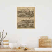 Clermont Woolen Mills Poster (Küche)