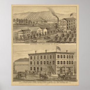 Clermont Woolen Mills Poster