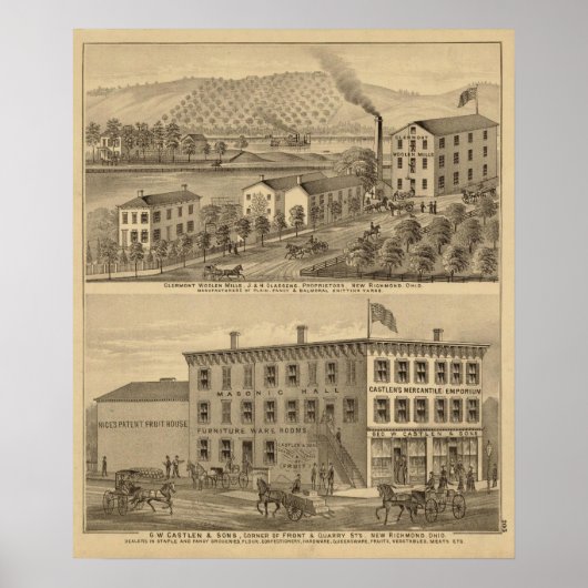 Clermont Woolen Mills Poster (Vorne)