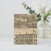 Clermont Woolen Mills Postkarte (Stehend Vorderseite)