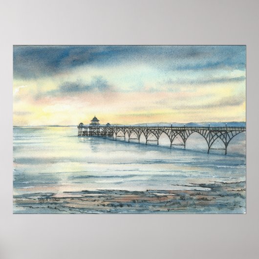 Clevedon Pier Poster (Vorne)