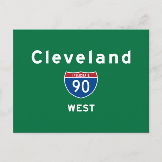 Cleveland 90 postkarte (Vorderseite)