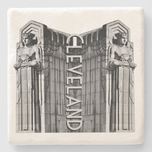 Cleveland Art Deco Untersetzer (Vorderseite)