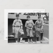Cleveland-Balljungen, 1922 Postkarte (Vorne/Hinten)