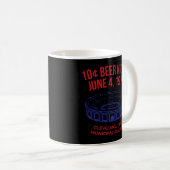 Cleveland Baseball 10 Cent Biernacht Kaffeetasse (VorderseiteRechts)