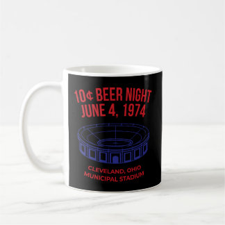 Cleveland Baseball 10 Cent Biernacht Kaffeetasse