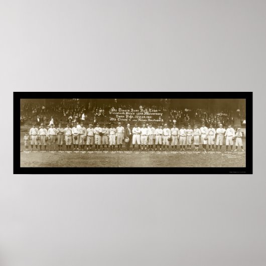 Cleveland Baseball Foto 1921 Poster (Vorne)